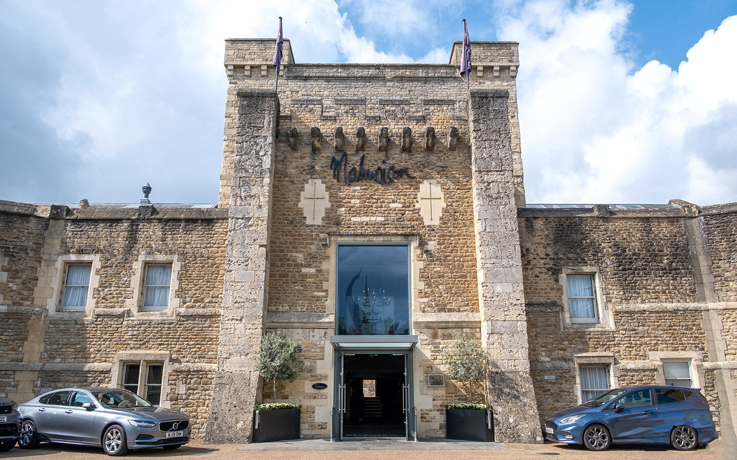 The exterior of the Malmaison Oxford hotel