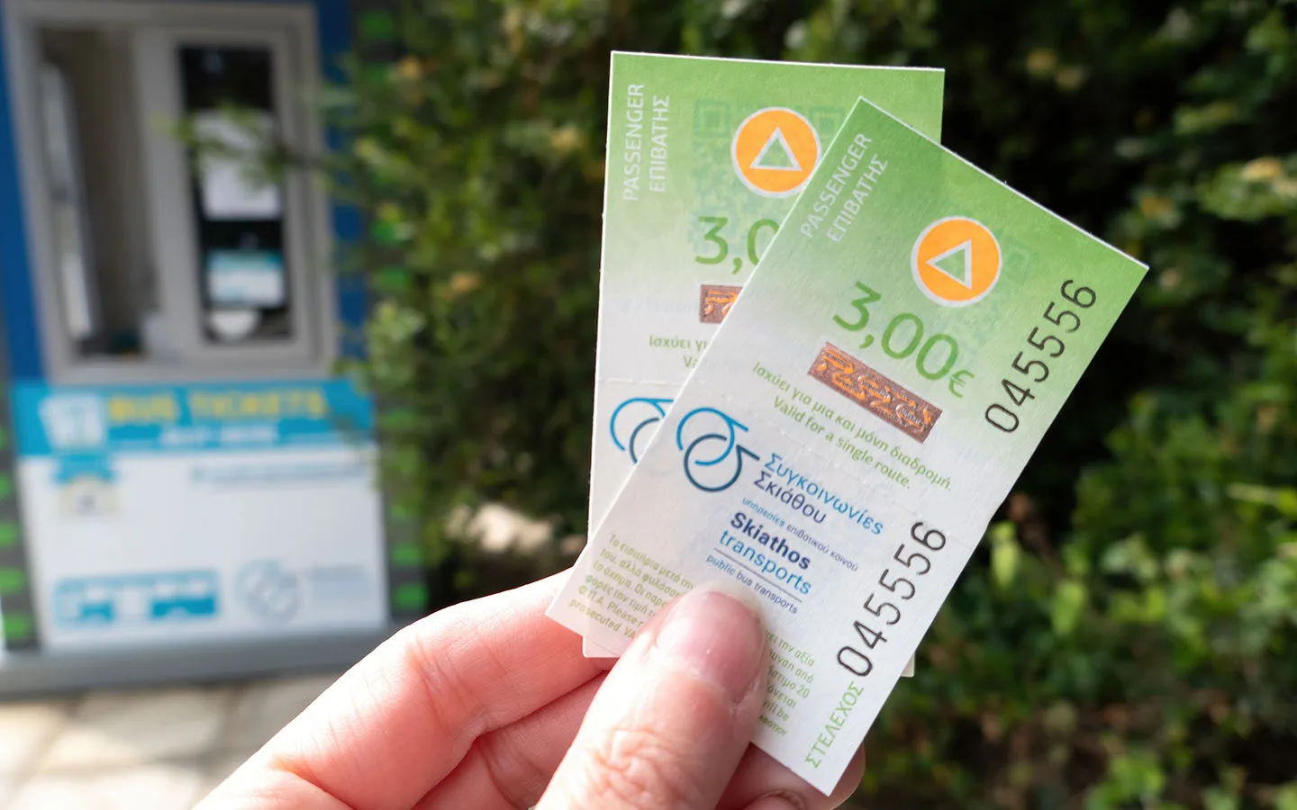 Skiathos bus tickets for visiting Skiathos without a car