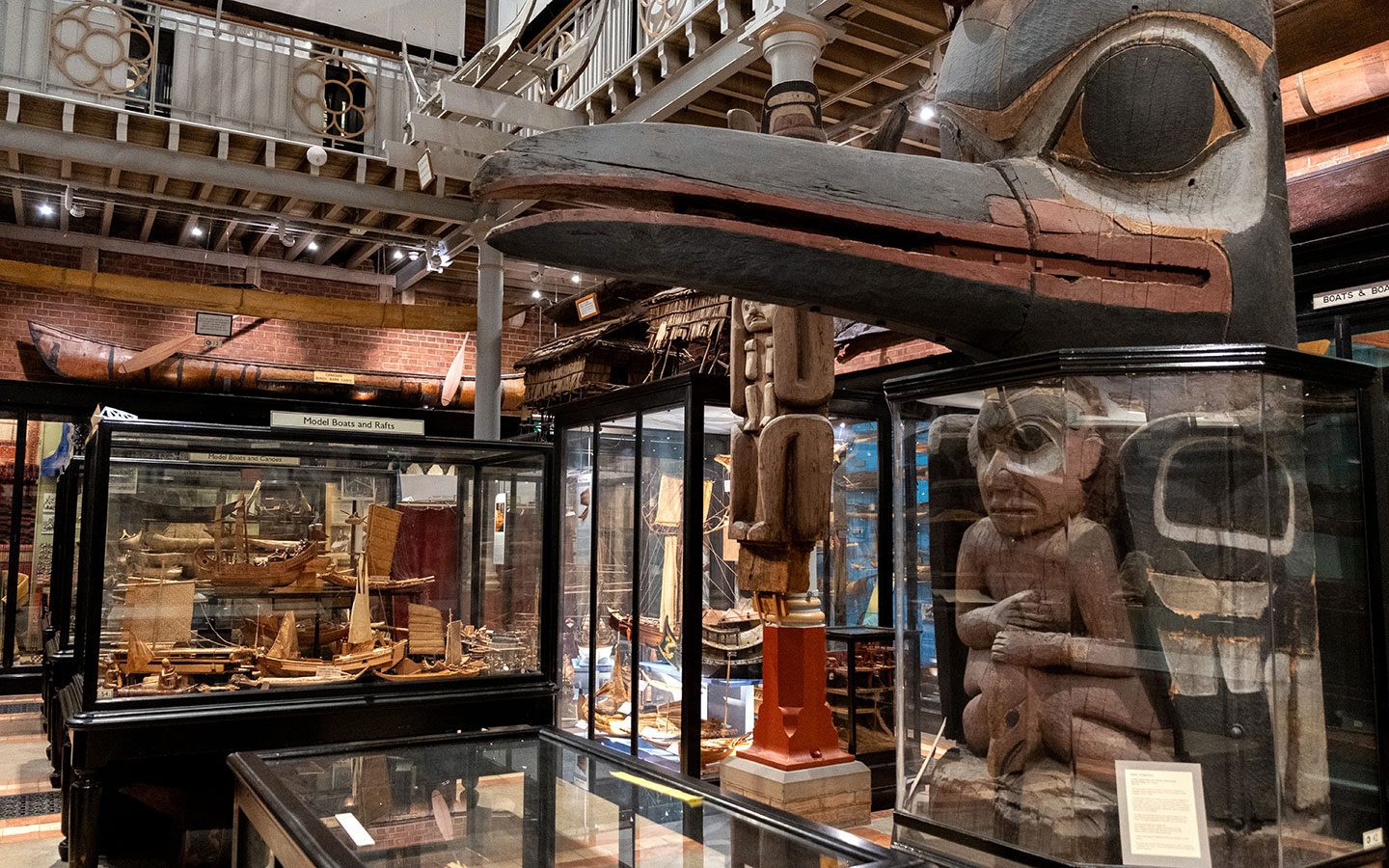 The Pitt Rivers Museum of anthropology and archaeology in Oxford