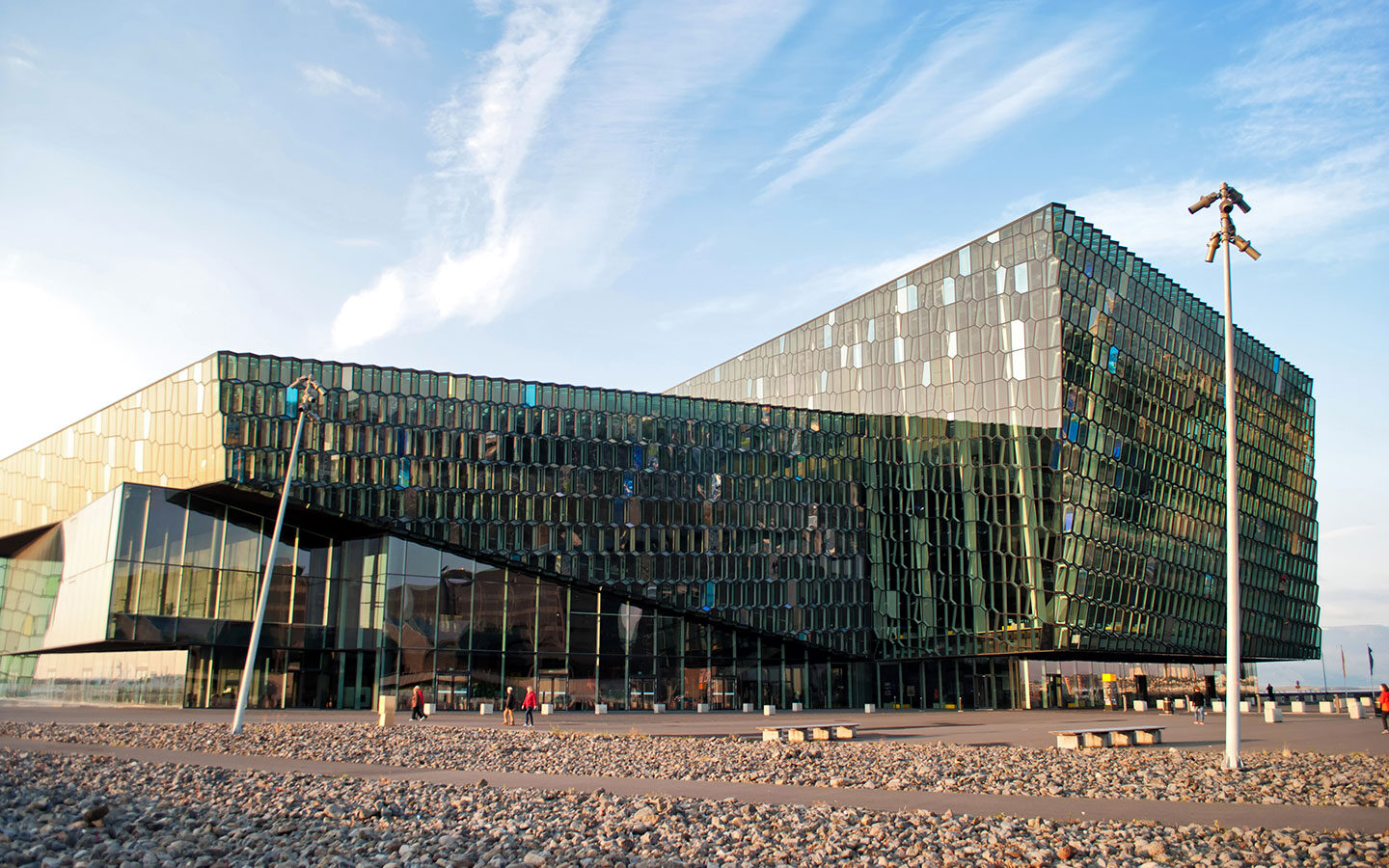 Harpa Concert Hall in one day in Reykjavik