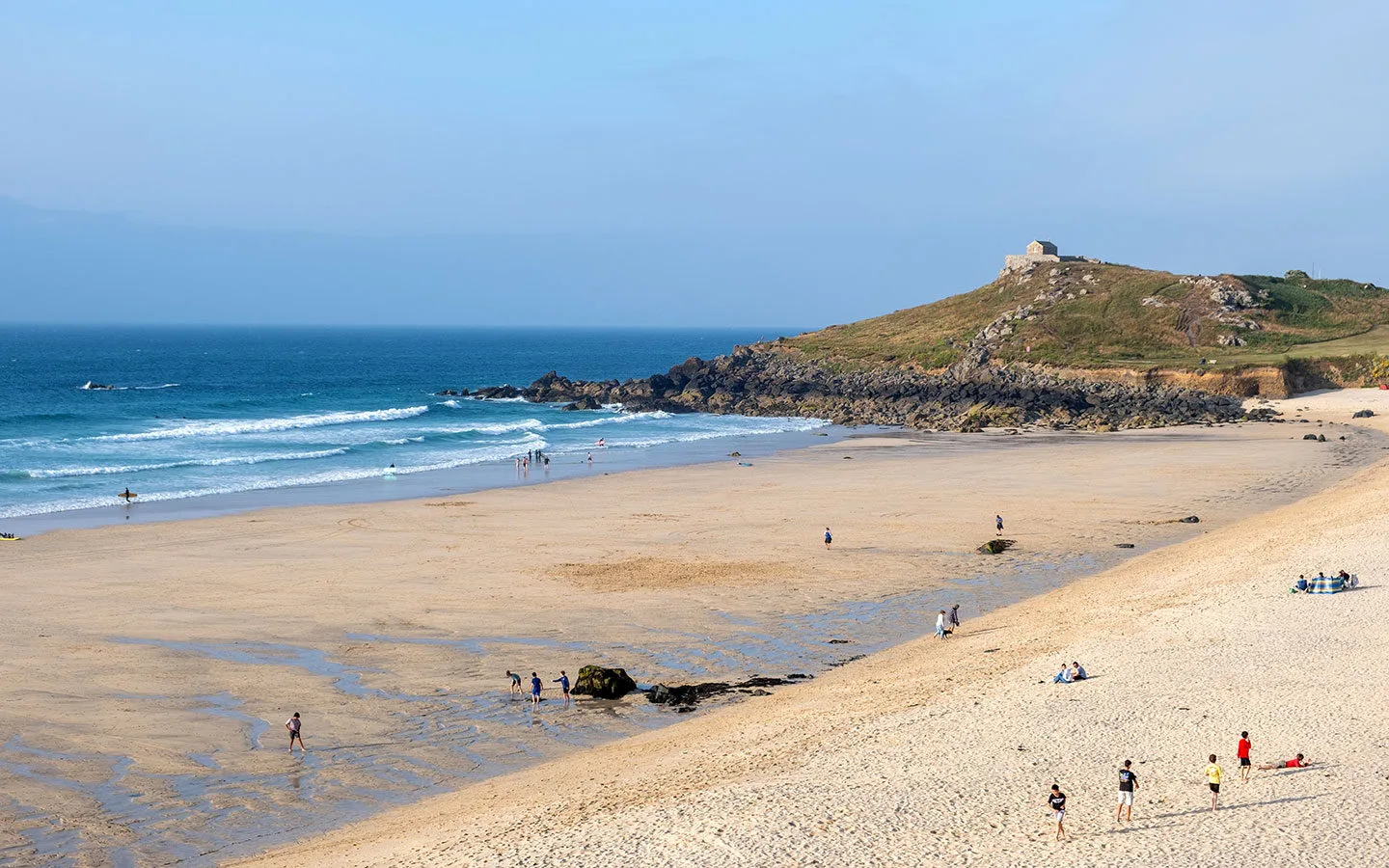 Porthmeor Beach in St Ives