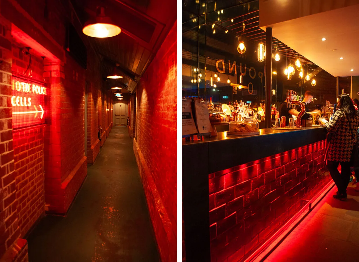 The Pound bar in a former prison in Canterbury