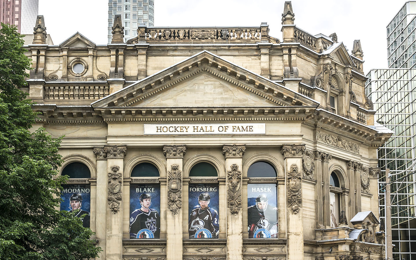 The Hockey Hall of Fame in Toronto, Canada