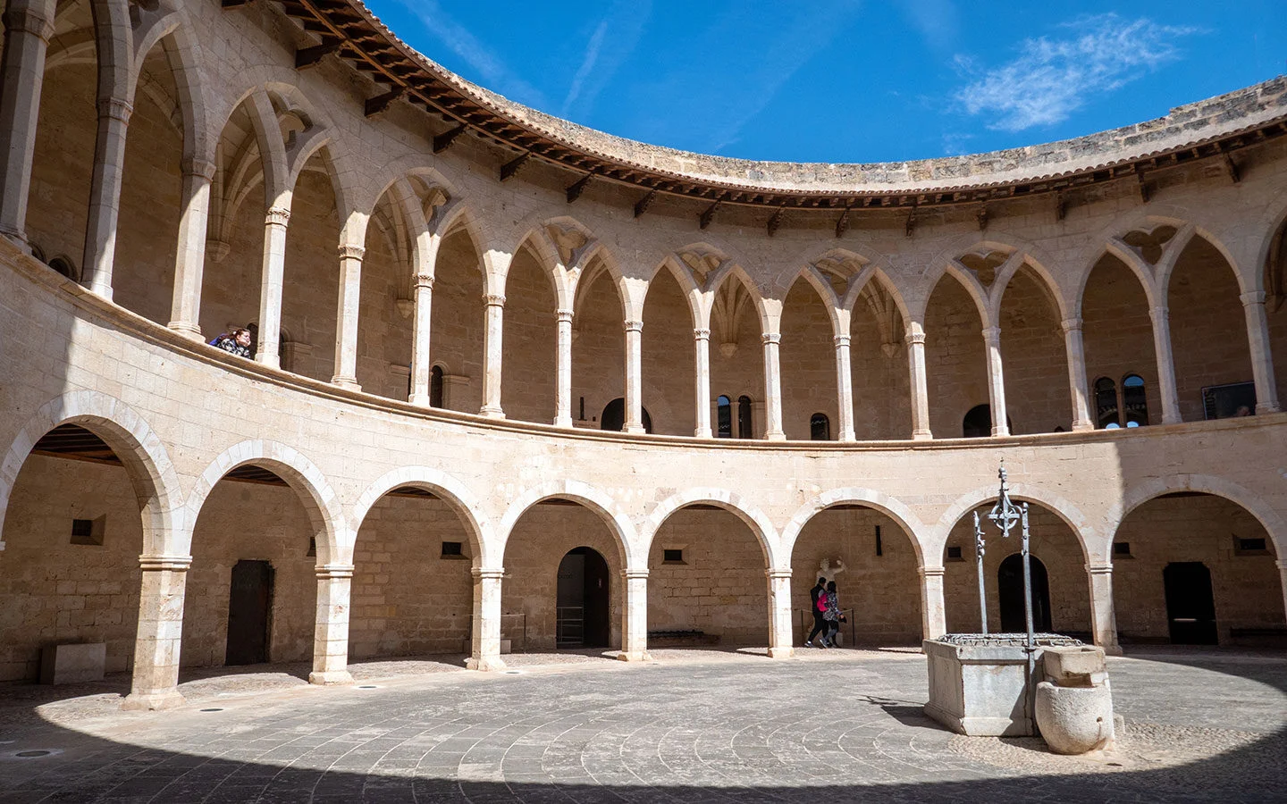 The Castell de Bellver with views across Palma