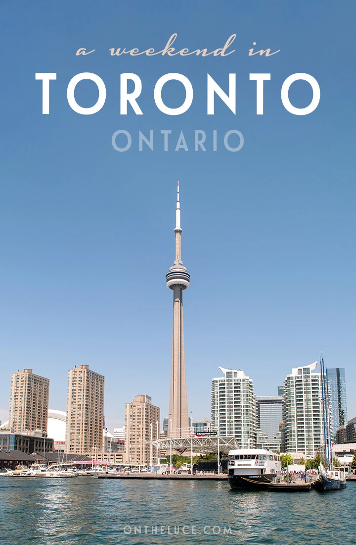 How to spend a weekend in Toronto, Ontario: Discover the best things to see, do, eat and drink in Toronto in a two-day itinerary featuring city views, museums, sports, world food and an island escape | Weekend in Toronto Ontario | Toronto itinerary | Things to do in Toronto Ontario | Ontario Canada