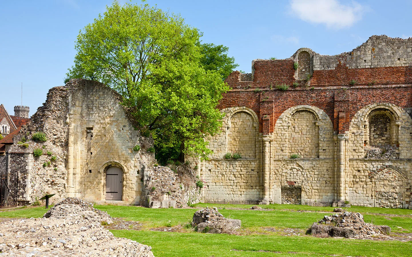 The ruins of St Augustine's Abbey