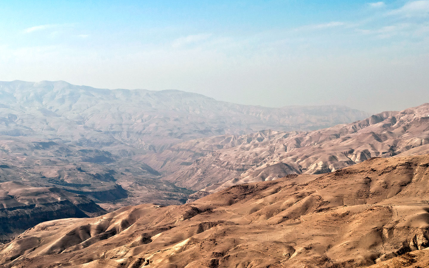 Views along the King’s Highway in Jordan