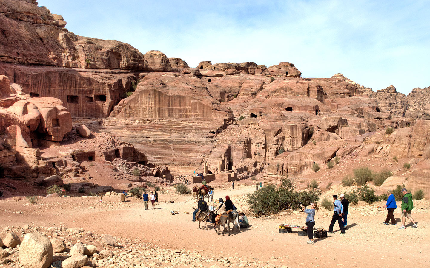 The theatre when spending one day in Petra