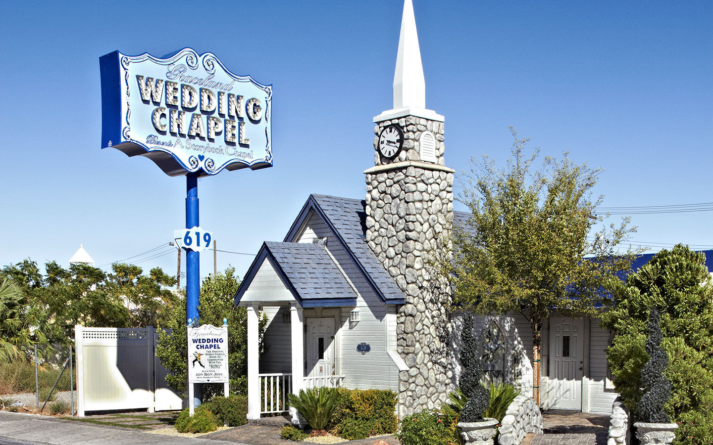 The Graceland Wedding Chapel in Las Vegas