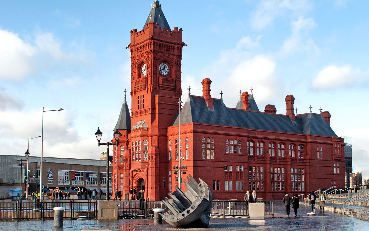 The Pierhead Building in Cardiff Bay