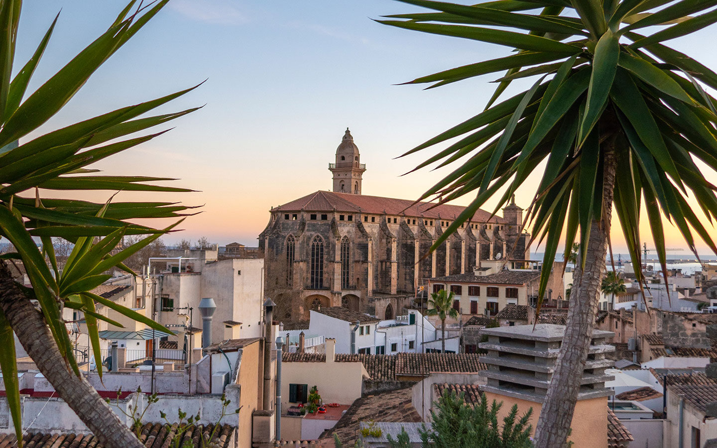 Rooftop sunsets in Palma, Mallorca