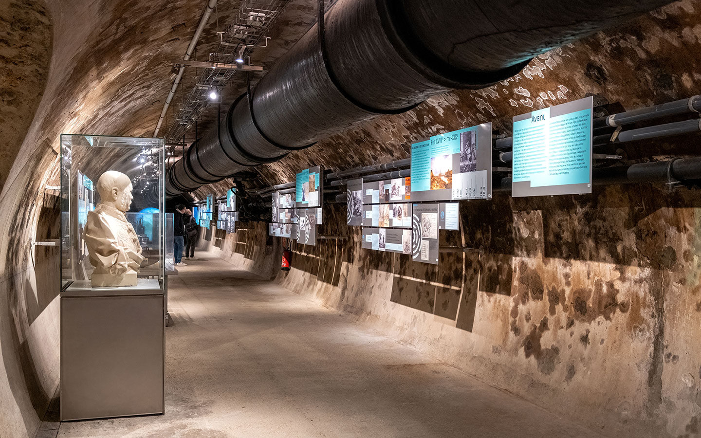 Exhibits at the Paris sewer museum