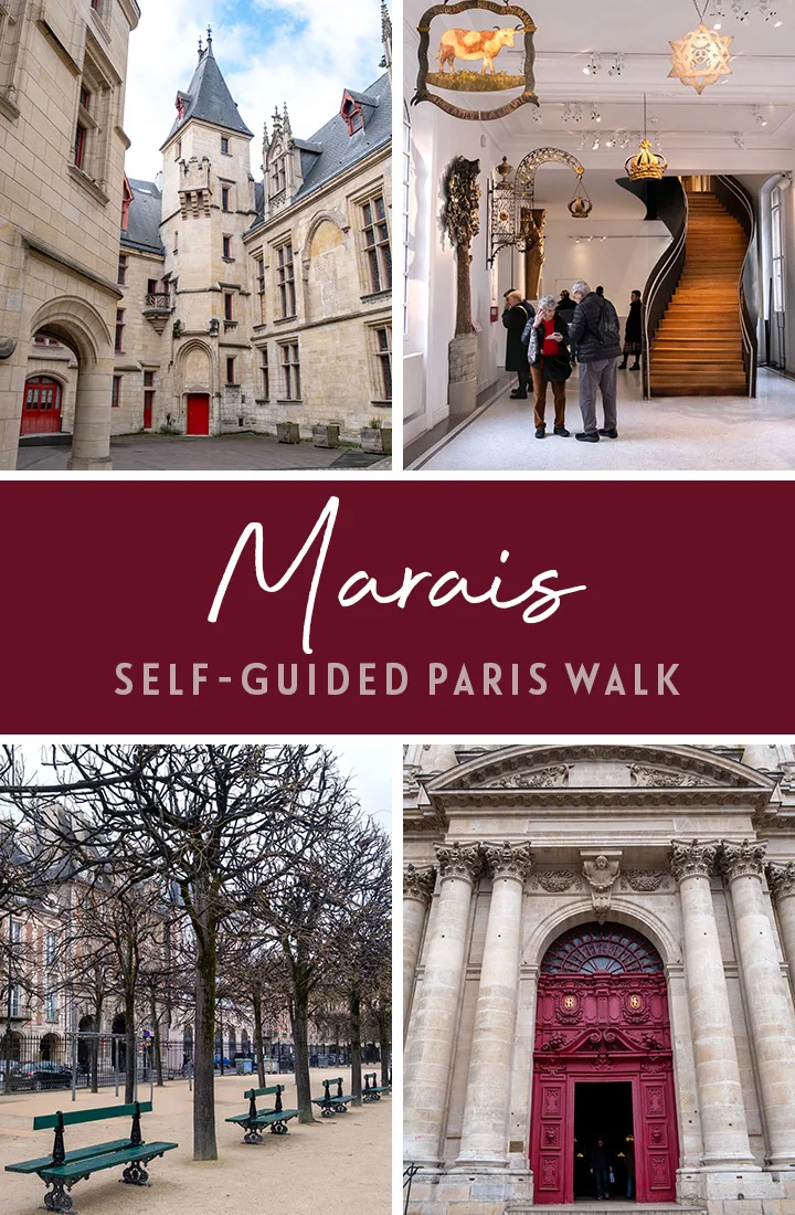 Explore Paris’ medieval heart with this free self-guided Marais walking tour, featuring this picturesque district’s mansion houses, museums and monumental gardens – with map and directions included | Walking tour of the Marais | Where to go in the Marais | Things to do in Marais Paris | Marais self guided walking tour | Marais Paris guide