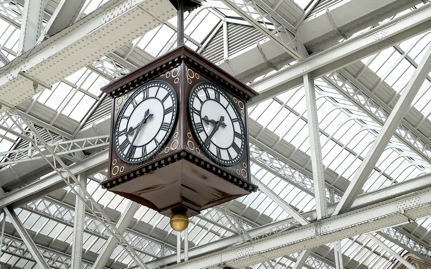 Clock at Glasgow Central Station