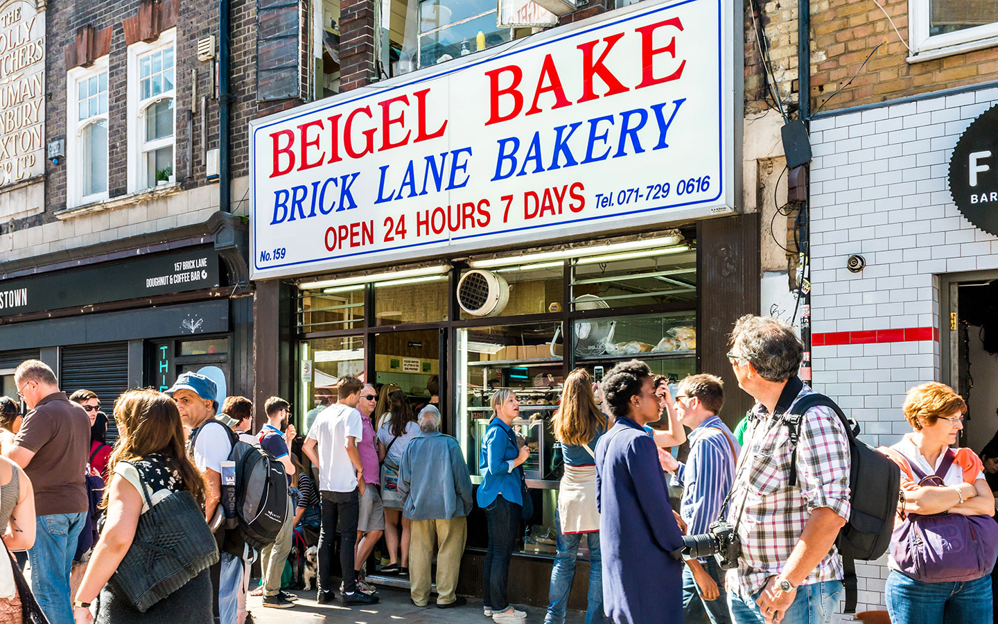 Bagel shop on an East End London Food Tour 