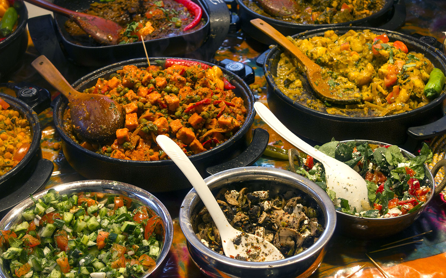Curry at Brick Lane market